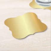 Moderne elegante Imitate - Goldleere Vorlage Untersetzer (angewinkelt)
