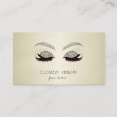 Moderne elegante Imitate mit Beruflichem Glitzer L Visitenkarte (Vorderseite)