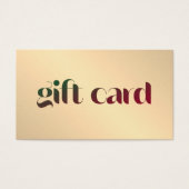 Moderne Elegante Imitats Gold Bold Salon (Vorderseite)