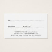 Moderne Elegante Imitats Gold Bold Salon (Rückseite)