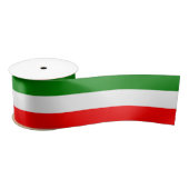 Moderne elegante italienische Flagge Satinband (Spule)