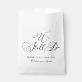 Moderne Elegante Jubiläumsfeier Geschenktütchen (Vorderseite)