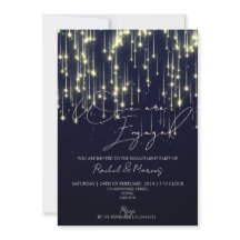 Moderne, elegante Kalligrafie-Engagement-Partei