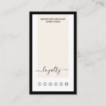 Moderne Elegante Kalligrafie Loyalität Vertikal