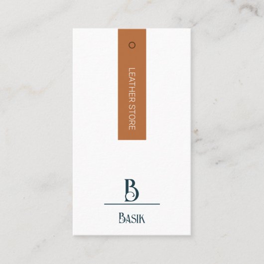 Moderne elegante Kalligrafie Script Hang Tag (Vorderseite)