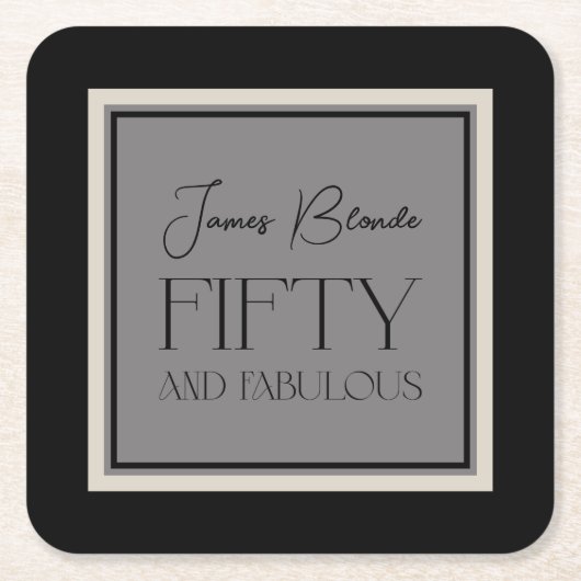 Moderne, elegante Kalligraphie, elegant und elegan Rechteckiger Pappuntersetzer (Vorderseite)