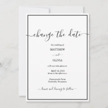 Moderne elegante Kalligraphie-Hochzeit