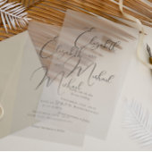 Moderne elegante Kalligraphie Hochzeitsdruckbar Save The Date