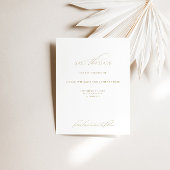Moderne Elegante Kalligraphie Save the Date Card