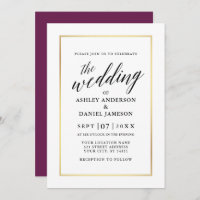 Moderne elegante kalligraphische Hochzeitssaison C
