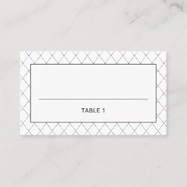 Moderne Elegante Klassik Minimalistisch Platzkarte