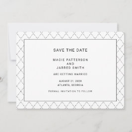 Moderne Elegante Klassik Minimalistisch Save The Date