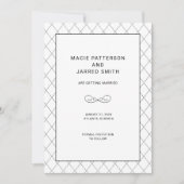 Moderne Elegante Klassik Minimalistisch Save The Date (Vorderseite)
