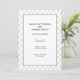 Moderne Elegante Klassik Minimalistisch Save The Date