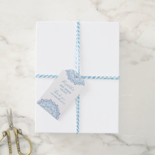 Moderne Elegante Klassische Dankeschön Geschenke B Geschenkanhänger
