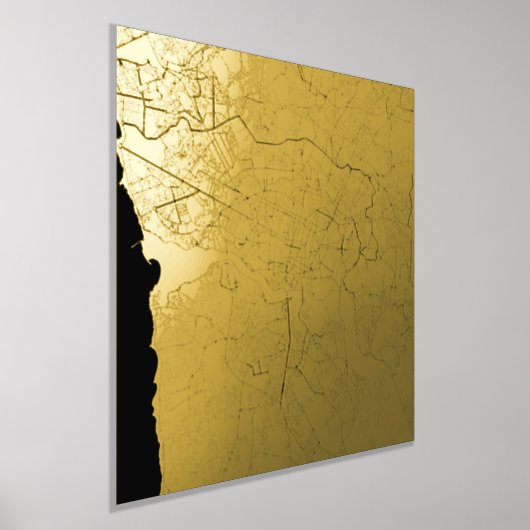 Moderne elegante, klassische Geschenkkarte Porto,  Foliendrucke (Ablage )