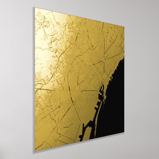 Moderne elegante, klassische Gift Karte von Barcel Foliendrucke (Ablage )