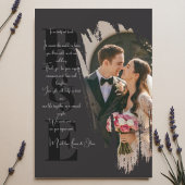 Moderne elegante kreative Hochzeit Danke Vorlage