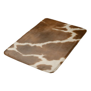 Moderne Elegante Kuh Imitate Leather Collection Badematte