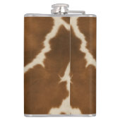 Moderne Elegante Kuh Imitate Leather Collection Flachmann (Rückseite)