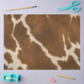 Moderne Elegante Kuh Imitate Leather Collection Seidenpapier (Basteln)