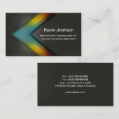 Moderne Elegante Kunst, Dichtung und Musik Berufli Visitenkarte (Vorne/Hinten)