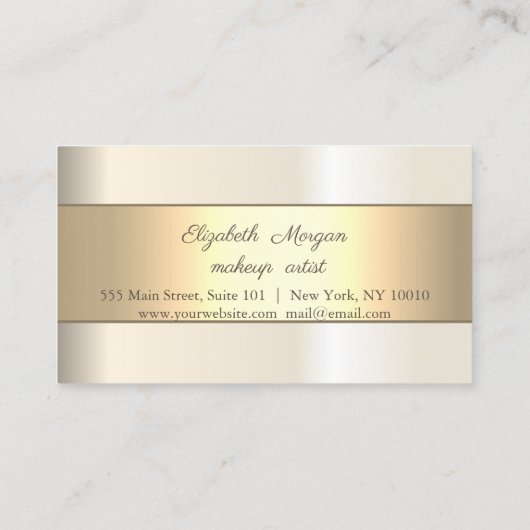 Moderne elegante, leuchtende Stripe-Loyalitätskart Treuekarte (Rückseite)