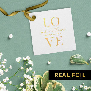 Moderne Elegante Liebe Gastgeschenk Hochzeit Geschenkanhänger