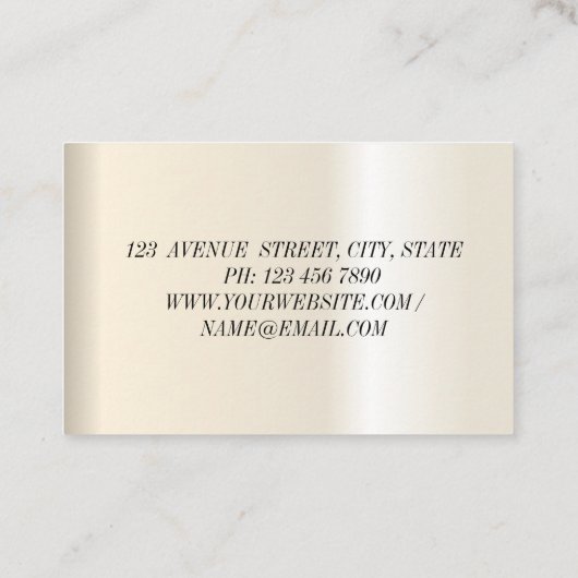 Moderne elegante Lotus Blume Business Card Visitenkarte (Rückseite)