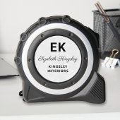 Moderne elegante Marmorbäume Maßband