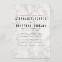 Moderne elegante Marmorhochzeit