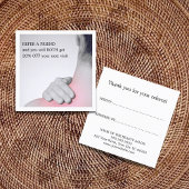 Moderne Elegante Massage Therapist Referentin Card Empfehlungskarte