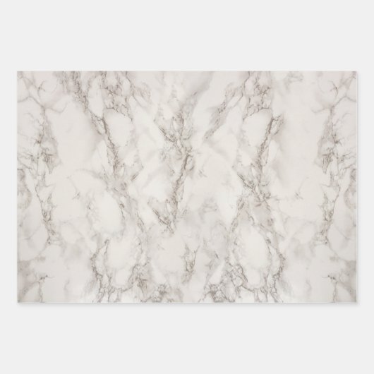 Moderne Elegante Minimal Graue Marmorsteinstruktur Geschenkpapier Set (Vorderseite 3)