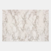 Moderne Elegante Minimal Graue Marmorsteinstruktur Geschenkpapier Set (Vorderseite 2)