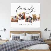 Moderne elegante minimale Foto Collage personalisi Leinwanddruck (Insitu (Schlafzimmer))