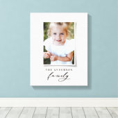 Moderne elegante minimale Foto-Imitate, Leinwand (Insitu (Holzboden))