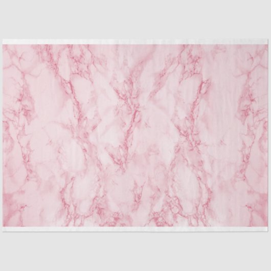 Moderne Elegante minimale rosa Marmorsteinstruktur Seidenpapier (Vorderseite)