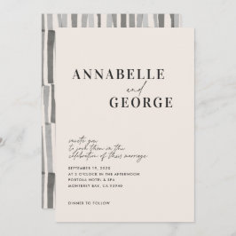 Moderne elegante minimale Typografie schwarzweiß