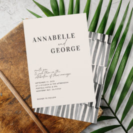 Moderne elegante minimale Typografie schwarzweiß