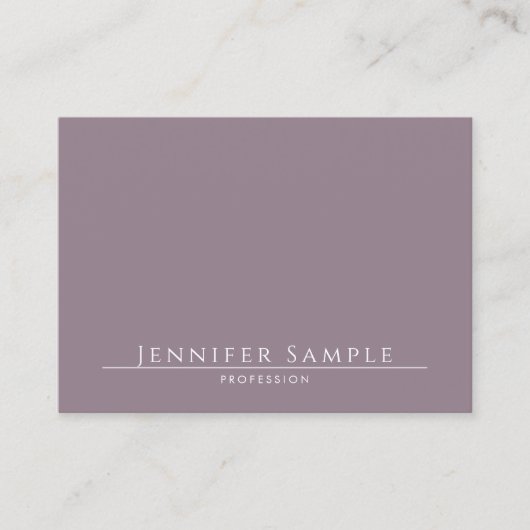 Moderne Elegante Minimalistisch Salon Template Eli Visitenkarte (Vorderseite)