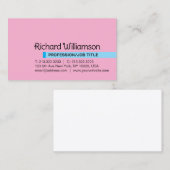Moderne Elegante Minimalistische Berufliche Indivi Visitenkarte (Vorne/Hinten)