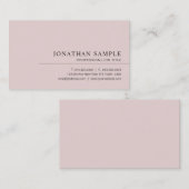 Moderne elegante Minimalistische berufliche Visitenkarte (Vorne/Hinten)