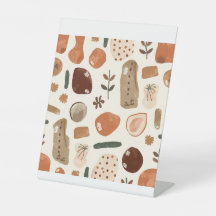Moderne elegante minimalistische Boho-Kunstgestalt
