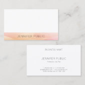 Moderne, elegante Minimalistische Designvorlage Tr Visitenkarte (Vorne/Hinten)