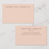 Moderne elegante minimalistische Designvorlage Visitenkarte (Vorne/Hinten)