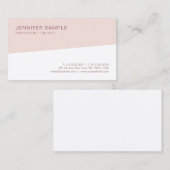 Moderne, elegante Minimalistische Designvorlage Visitenkarte (Vorne/Hinten)