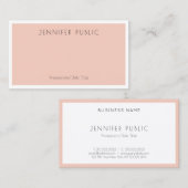 Moderne, elegante Minimalistische Designvorlage Visitenkarte (Vorne/Hinten)