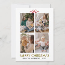 Moderne elegante minimalistische Frohe Weihnachten