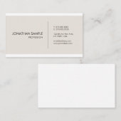 Moderne elegante minimalistische Grafikdesign-Tren Visitenkarte (Vorne/Hinten)