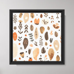 Moderne elegante minimalistische Luxus-Boho-Kunstg Leinwanddruck